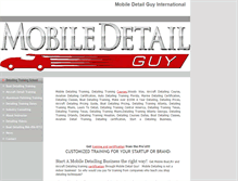 Tablet Screenshot of mobiledetailguy.com